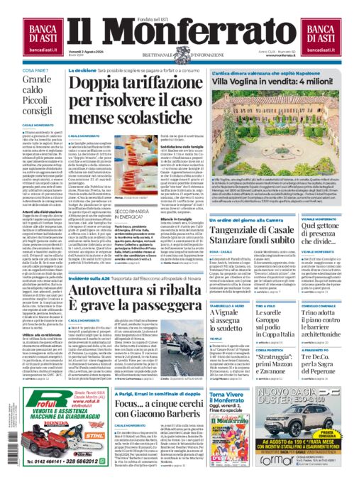 Il Monferrato - Edizione 60 del 02/08/2024